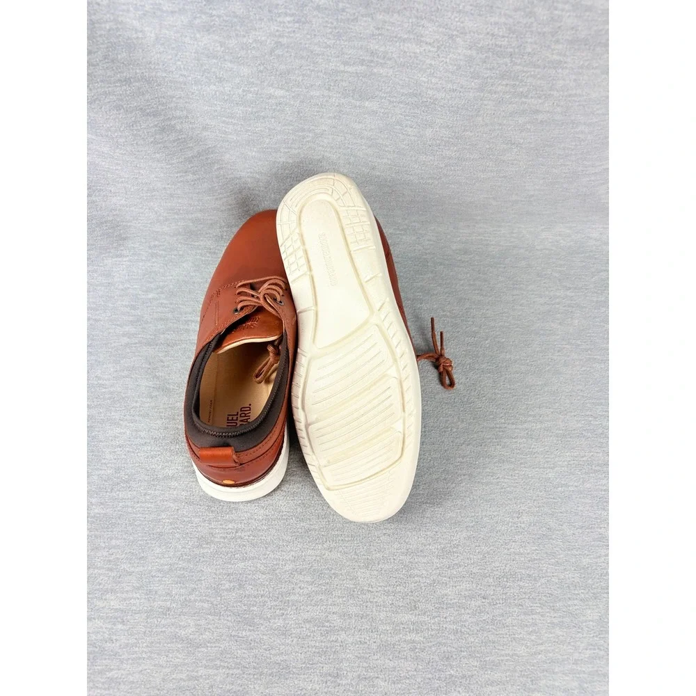 Samuel Hubbard Rafael Lace Up Shoes Mens 8 W Brown Tan Leather Oxfords Comfort